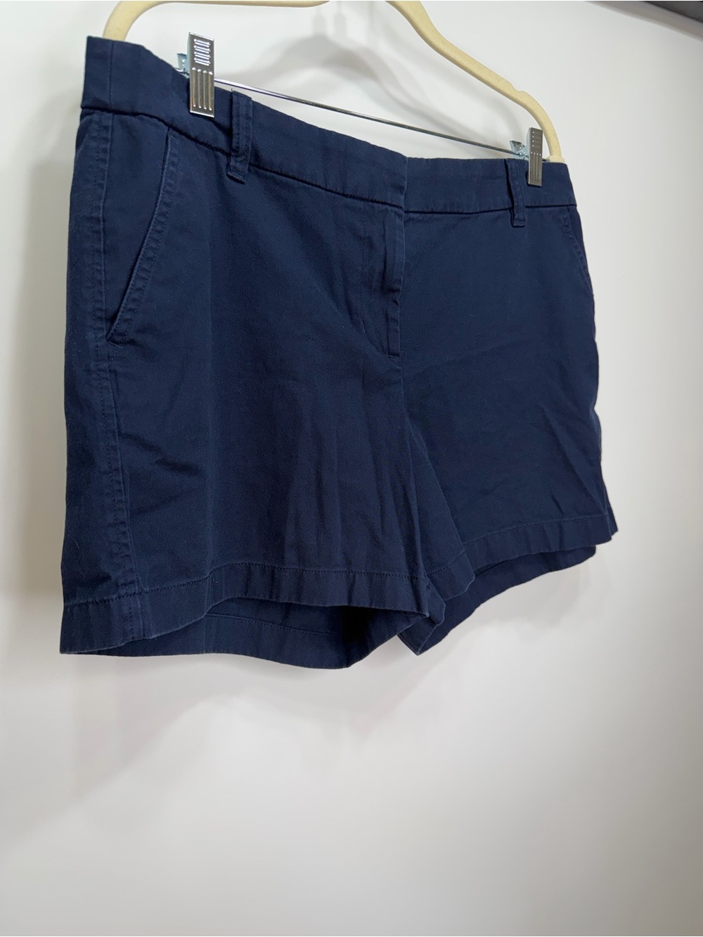 J. Crew Factory Navy Cotton Shorts - Picture 4 of 9